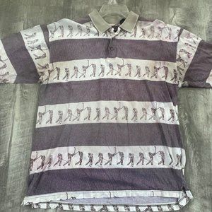 PINNACLE MEN'S GOLF SHORT SLEEVE POLO SIZE LARGE MATERIAL 100% COTTON PRE-OWNED